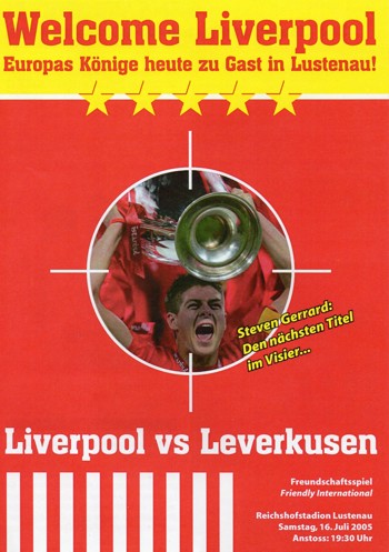 Match programme